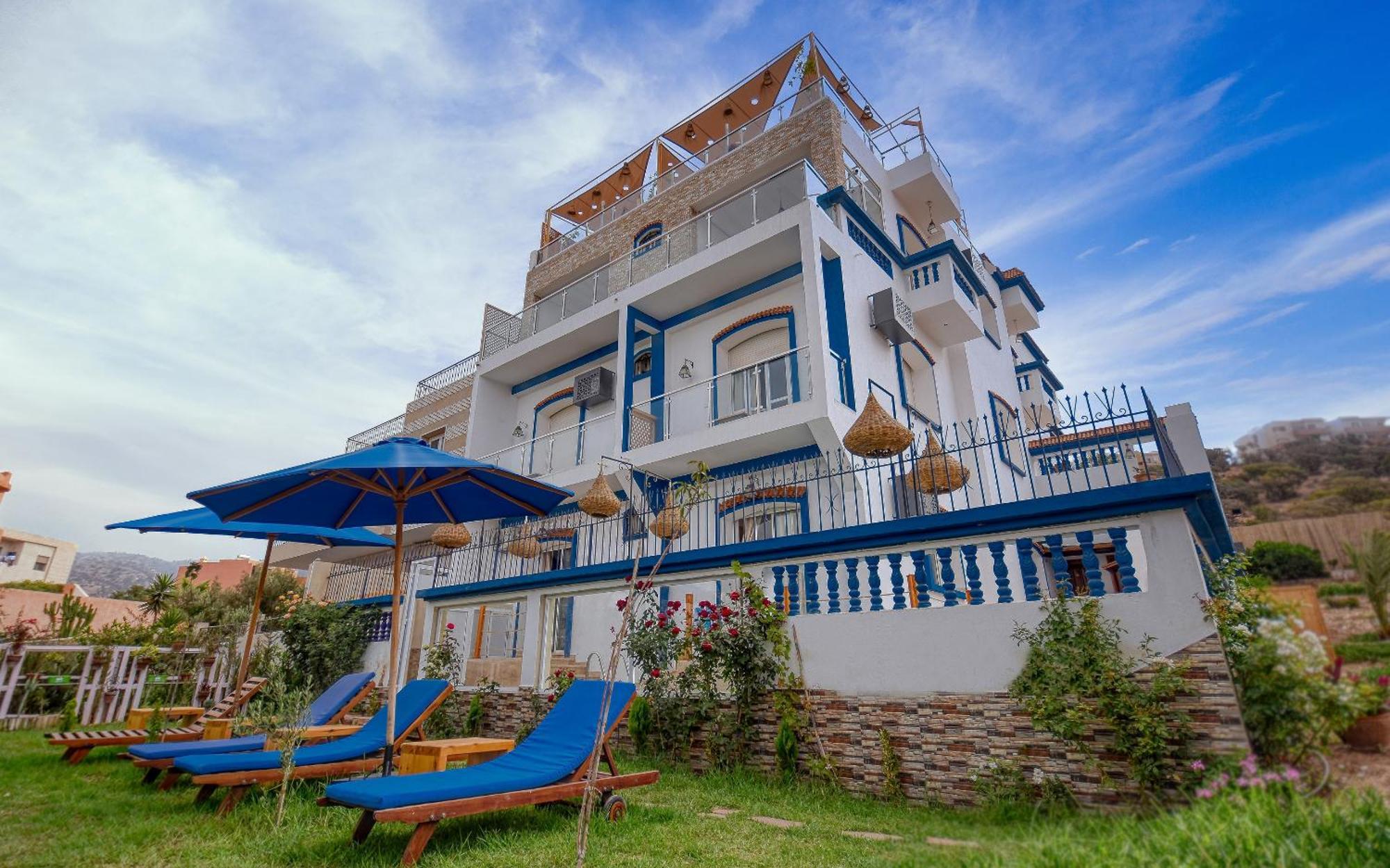 Blue Wave Lodge Agadir n'Ait Sa Exterior foto